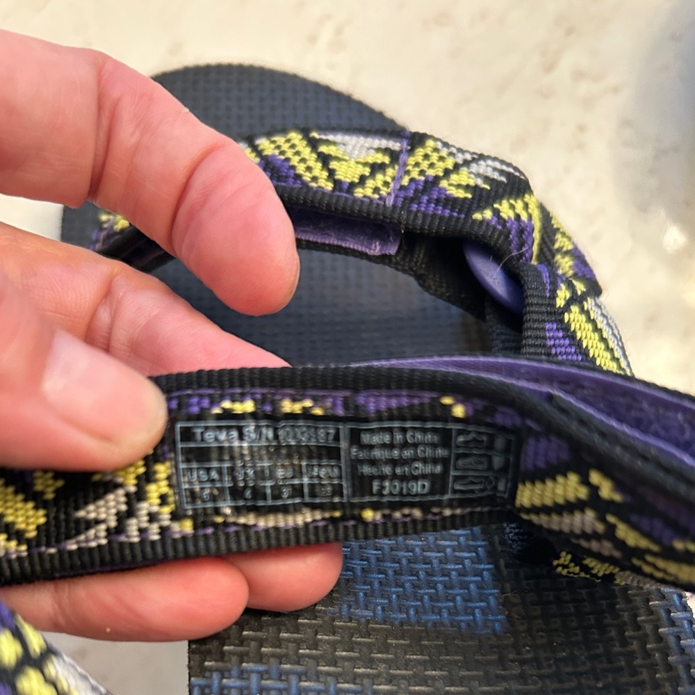 Women’s teva Sandals in Black and Purple - Picture 4 of 4